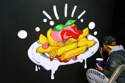 Dessin sur mur, Graffiti , Peinture