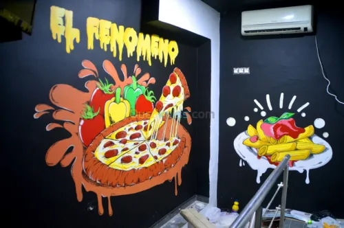 Dessin sur mur, Graffiti , Peinture