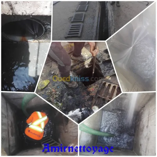 Débouchage conduite vidange fosse 