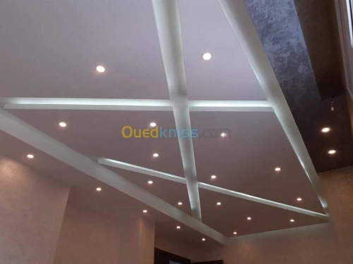 Placo platr et pvc et aluminium 