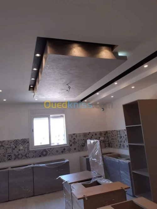 Placo platr et pvc et aluminium 