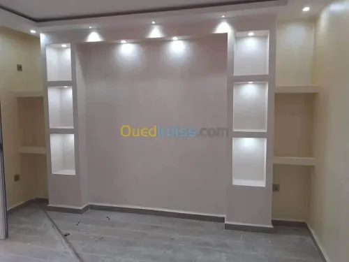 Placo platr et pvc et aluminium 