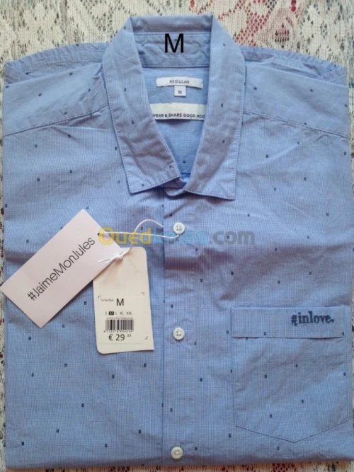 T-shirts et chemises hommes