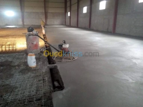 Dallage industriel talouchage hélicopt