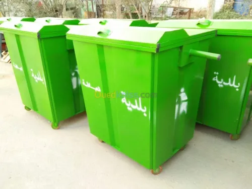 حاويات النفايات   (حديد  .. قلفنيزي )