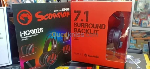 CASQUE GAMING & NORMAL PC USB & JACK