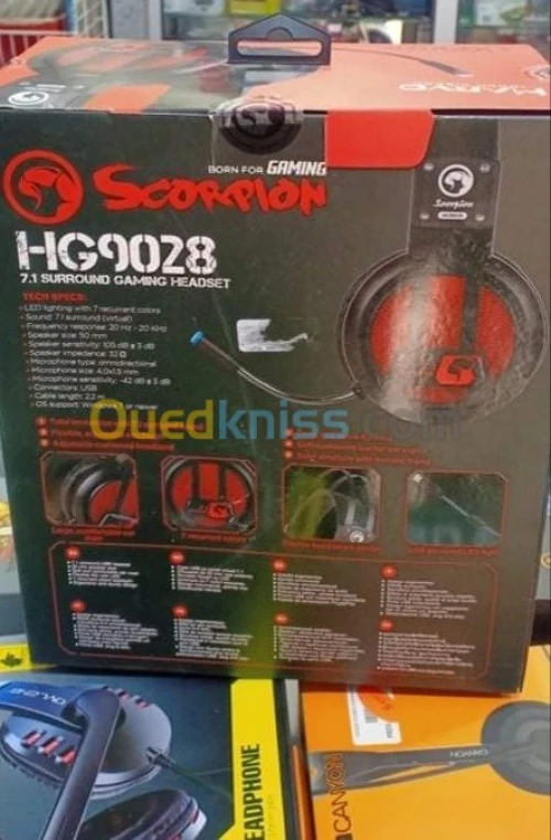CASQUE GAMING & NORMAL PC USB & JACK