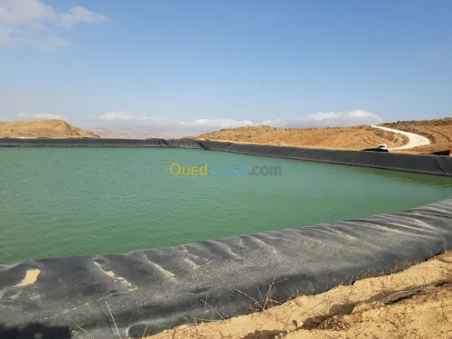 Fourniture et pose geomembrane PEHD 