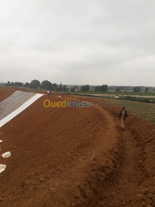 Fourniture et pose geomembrane PEHD 