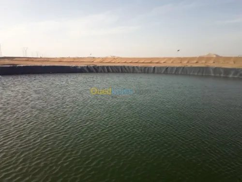 Fourniture et pose geomembrane PEHD 