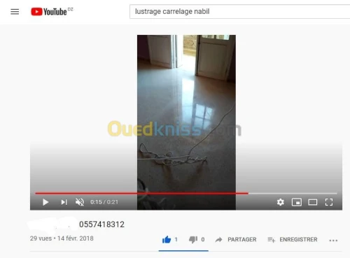 lustrage dalle de sol carrelage marbre 