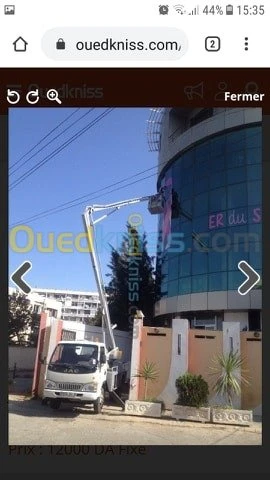 location camion nacelle 