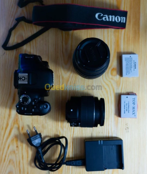 Canon 600d avec deux objectifs