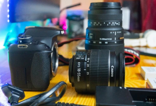 Canon 600d avec deux objectifs
