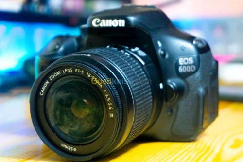 Canon 600d avec deux objectifs
