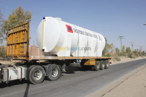 citerne fibre de verre et résine (PRV)