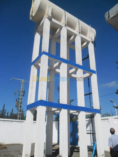 citerne fibre de verre et résine (PRV)