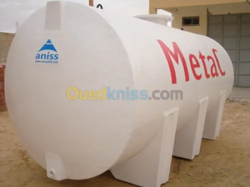 citerne fibre de verre et résine (PRV)