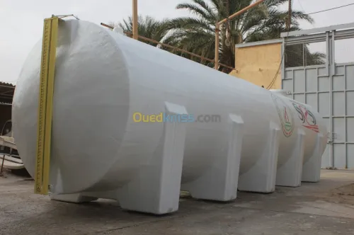 citerne fibre de verre et résine (PRV)