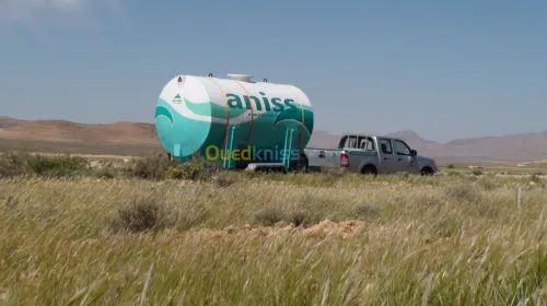 citerne fibre de verre et résine (PRV)