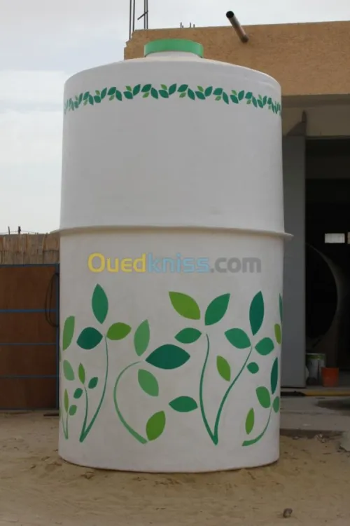 citerne fibre de verre et résine (PRV)