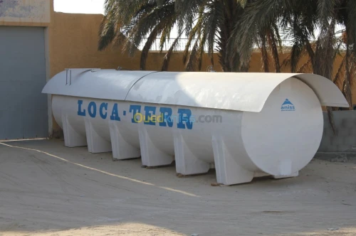 citerne fibre de verre et résine (PRV)