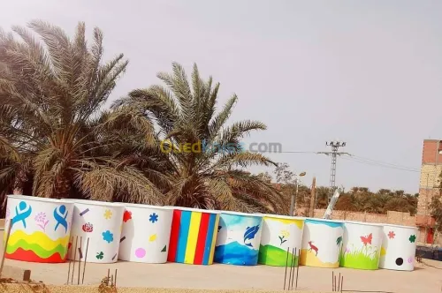 citerne fibre de verre et résine (PRV)