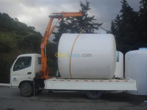 citerne fibre de verre et résine (PRV)