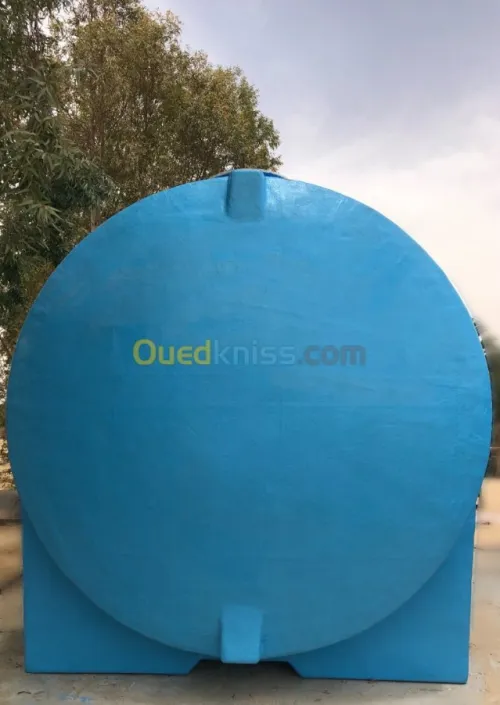 citerne fibre de verre et résine (PRV)