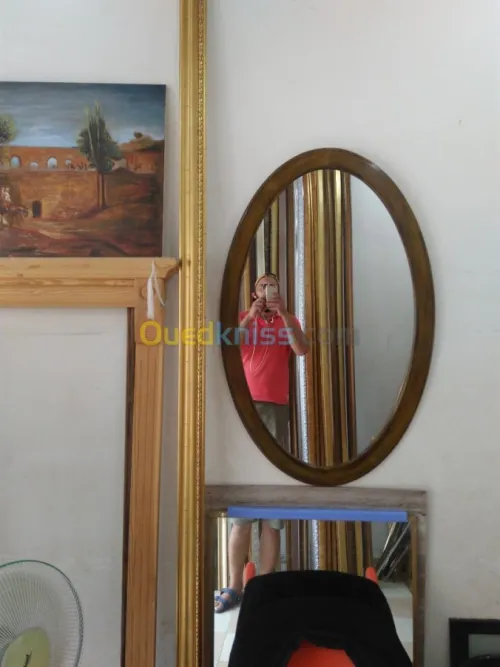 Miroiterie biseauté présentoir CADRE
