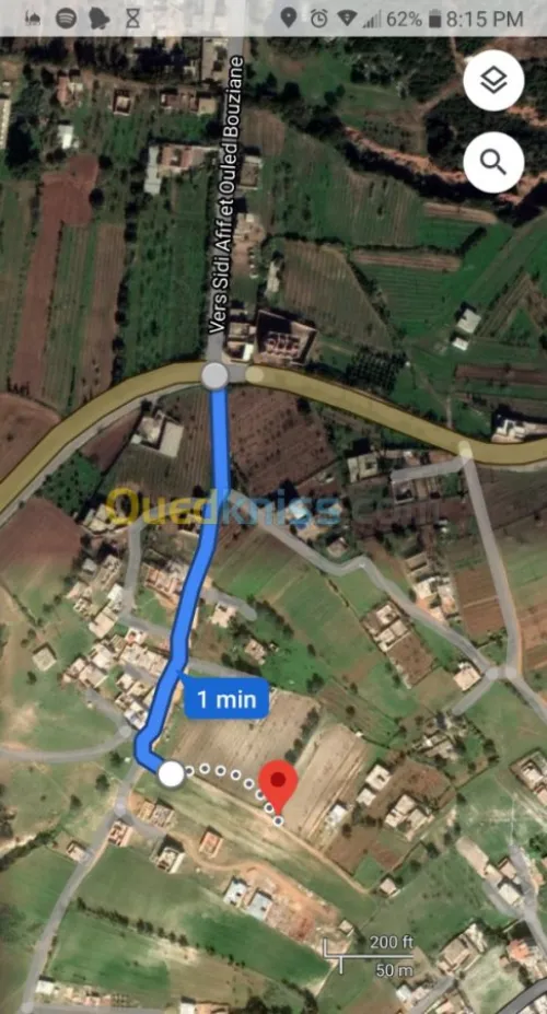 Vente Terrain Mostaganem Sidi ali