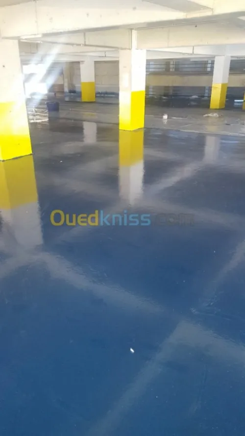 Resine epoxy et étanchéité liquide