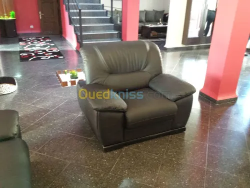 salon en cuir et simili cuir 