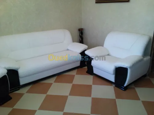 salon en cuir et simili cuir 