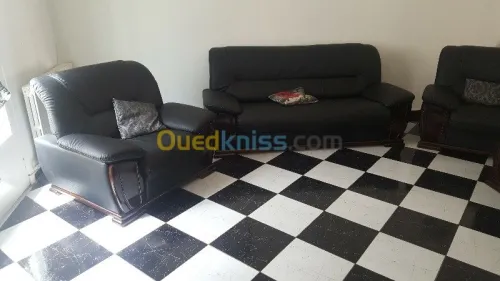 salon en cuir et simili cuir 