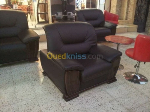 salon en cuir et simili cuir 