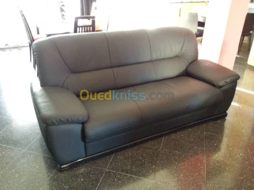 salon en cuir et simili cuir 