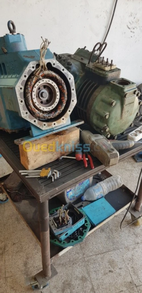 Reparation compresseur semi hermétique Et compresseur à vis