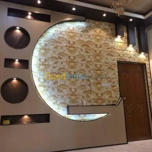 Placo plater et décorations