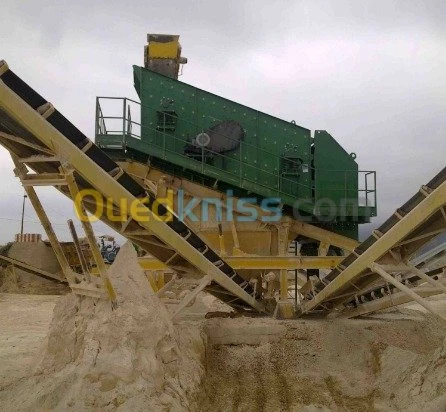 criblage lavage de sable/phosphate