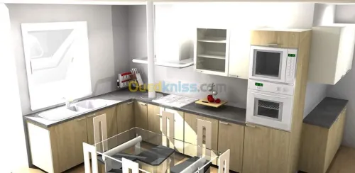 Conception 3d cuisine et meuble 