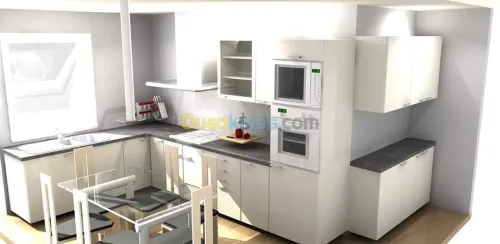 Conception 3d cuisine et meuble 