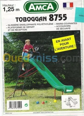toboggans Balancoires