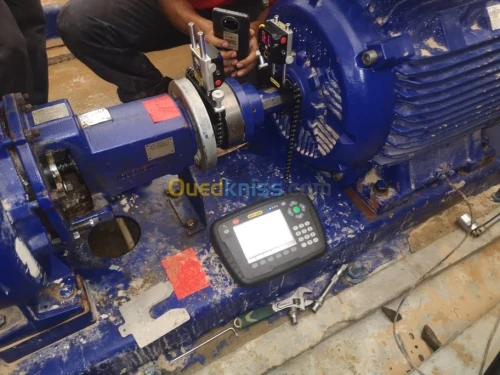 Alignement laser des machines tournantes 