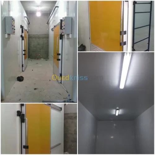 chambres froides et tunnels de congéla