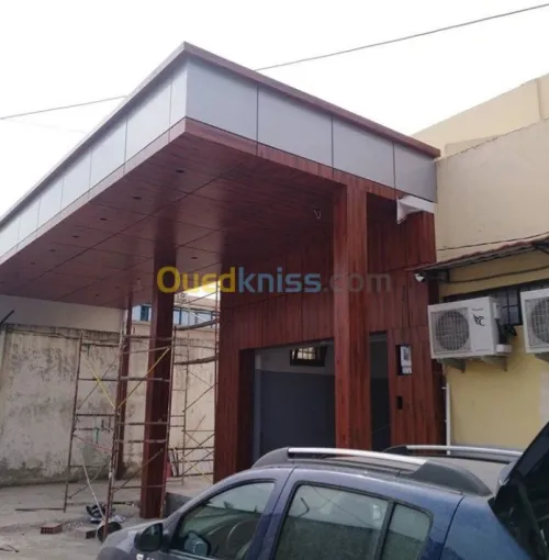 Alucoband mur redux cėramique