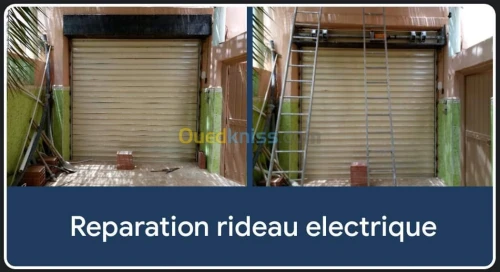 installation Rideau électrique garage