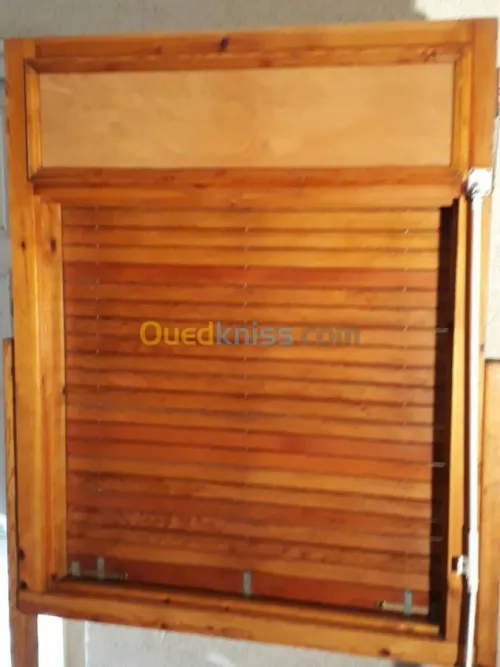 Fabrication volets roulants en bois