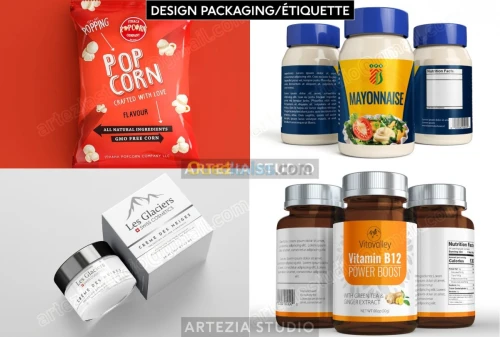 Conception Etiquette / Packaging