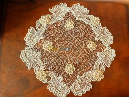 napperon moderne en tulle 